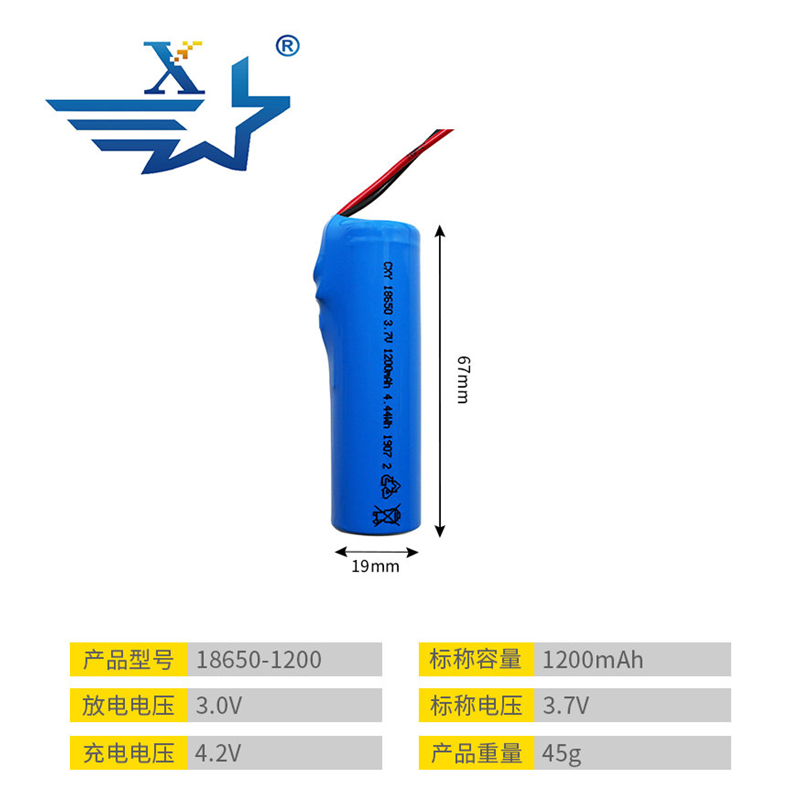 18650-1200mAh