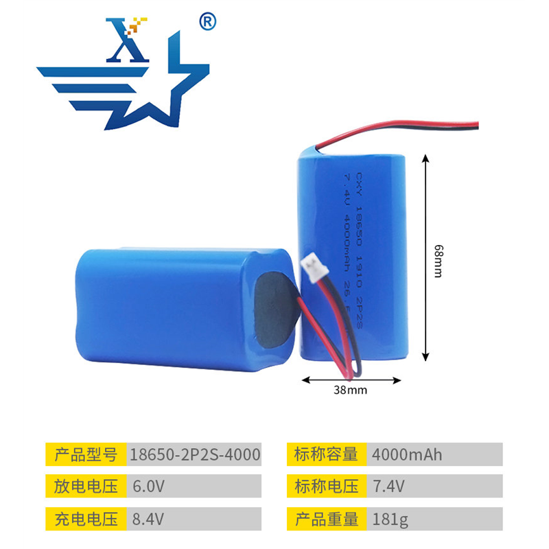 18650-2S2P-4000mAh